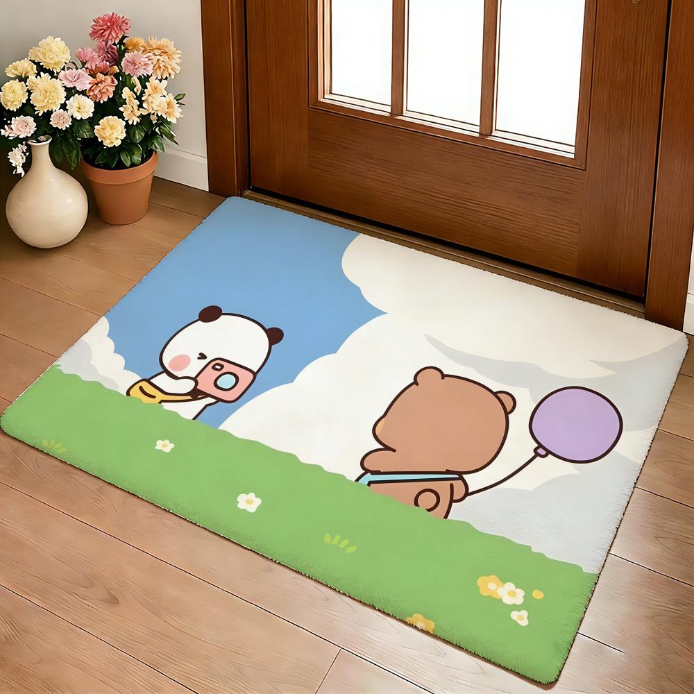 Kwai Anime Yier Bubu Fußmatte Gemütliche Flanell Weiche Dicke Rutschfeste Matte Für Wohnzimmer Schlafzimmer Küche Dekor Teppiche