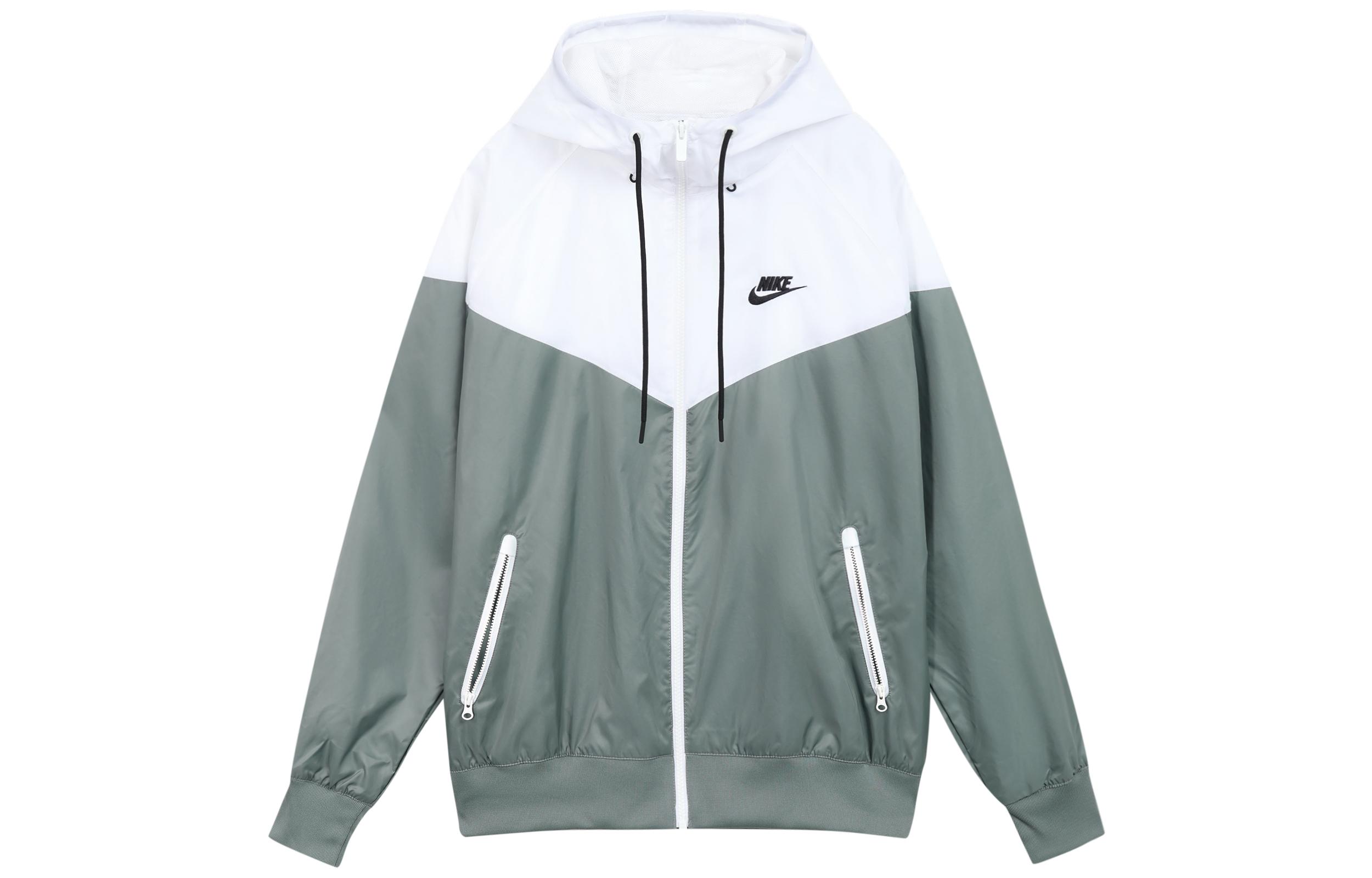 Nike WINDRUNNER Jacket Men s Gray White DA0002-084 XL