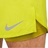 Nike Stride Logo Printed Solid Color Lace-Up Sports Shorts Men Shorts Bright-Yellow DM4759-308
