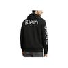 Calvin Klein Casual Hooded Zipper Letter Print Jacket Men jackets Black 40DC414