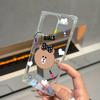 Clear Square Back Tube Case Protection For iPhone 12 11 15 Plus 13 14 Pro Max 16 ProMax Anti-Oxygen,Big Head Bear Pattern Casing