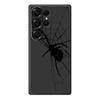 For Samsung Galaxy S25 Ultra Case Spider Pattern Printing Straight Edge TPU Phone Back Cover