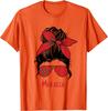 Morocco Messy Bun Women Graphic TShirt Breathable Casual Cotton Tee