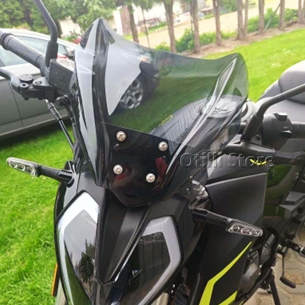For Keeway RKF 125 RKF125 2018-2022 2021 Motorcycle Windshield Windscreen Acrylic Wind Shield Covers Wind Deflector Accessories