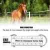 2Pcs Double Sided Scale Horse Weight Tape PVC Animal Husbandry Tool Farm Measuring Tool  Farm Use