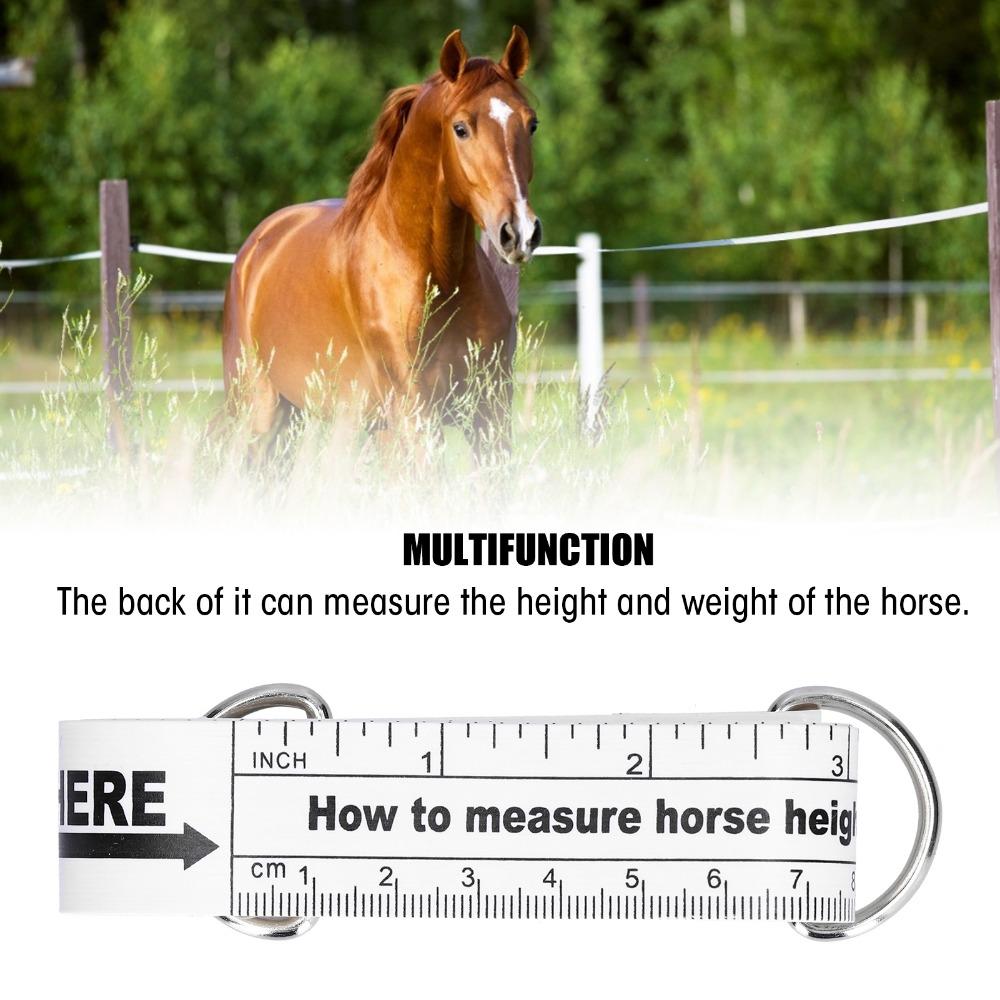 2Pcs Double Sided Scale Horse Weight Tape PVC Animal Husbandry Tool Farm Measuring Tool Farm Use