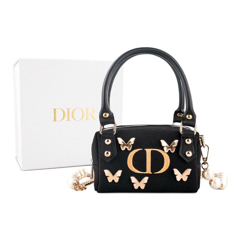 DIOR DIY Style Cosmetic Bag Canvas