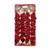 12Pcs/Pack Golden Silver Red Christmas Bow Ornament Tree Decoration Bowknot Pendant For Home