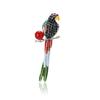 Personalized And Creative Alloy Rhinestone Parrot Brooch Exquisite And Versatile Women'S Suit Cardigan Corsage Jewelry Pin