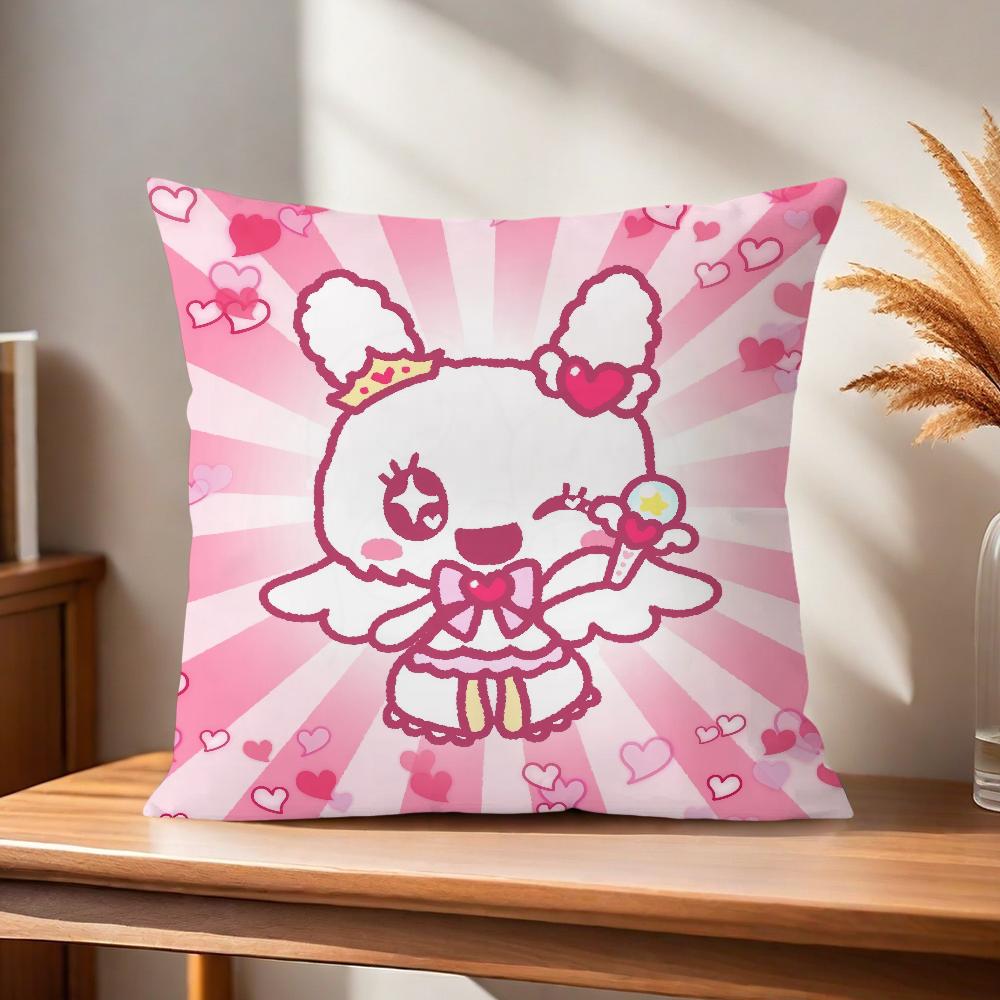 Cute Cushion Cover Comfortable Soft Pillow Case for Sofa Living Room Home Office Decor and t-Tamagotchi Protective Covers