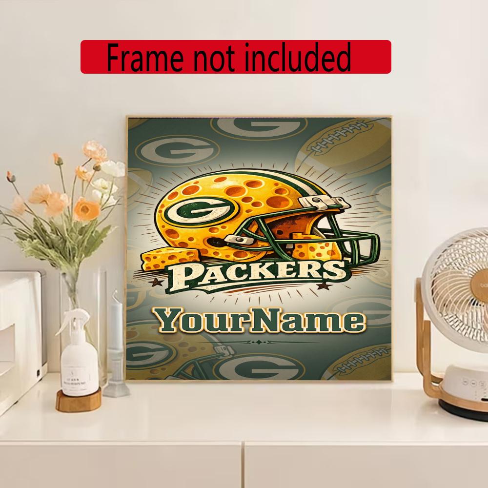 Philadelphia Eagles Customize Your Name Diamond Painting Round Diamond Rhinestones Mosaic Diamond Embroidery Wall Paintings Rhinestones Gift Frameless