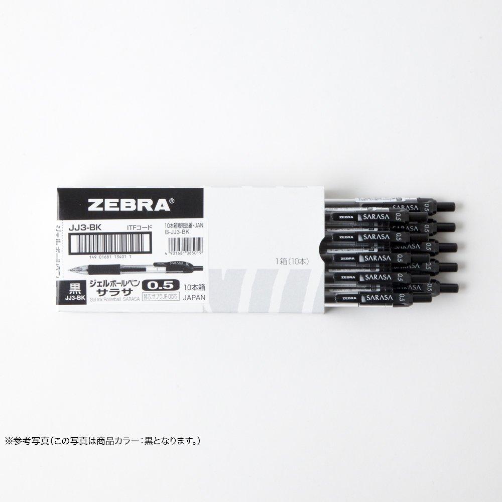 Zebra Sarasa Gel Ballpoint 10 Pen, 0.5mm, Blue, Pens, B-JJ3-BL