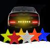 10pcs High Intensity Grade Reflective Safety Warning Tapes Stickers Self-Adhesive For Car Truck Motorcycle Bike Camper Helmet