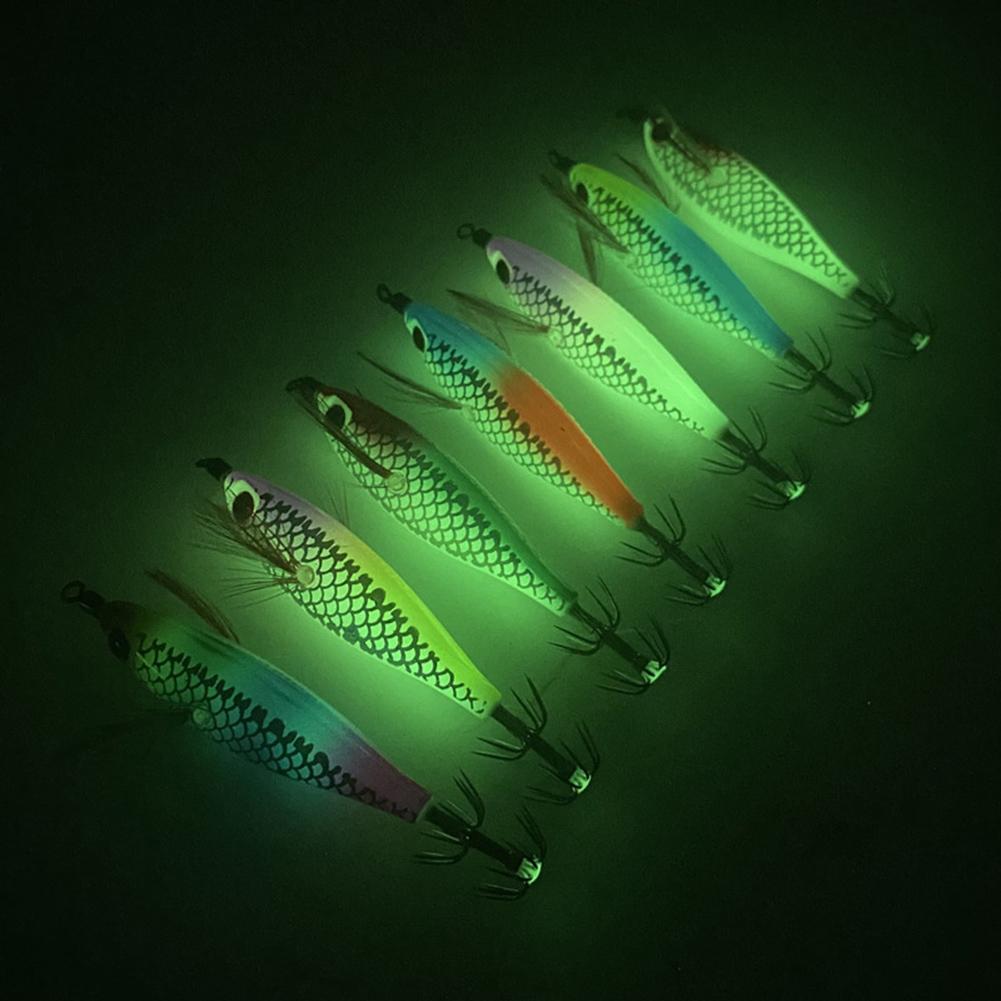 Squid Hook Fishing Lure 1pc 5g/8cm Cuttlefish Fake Bait