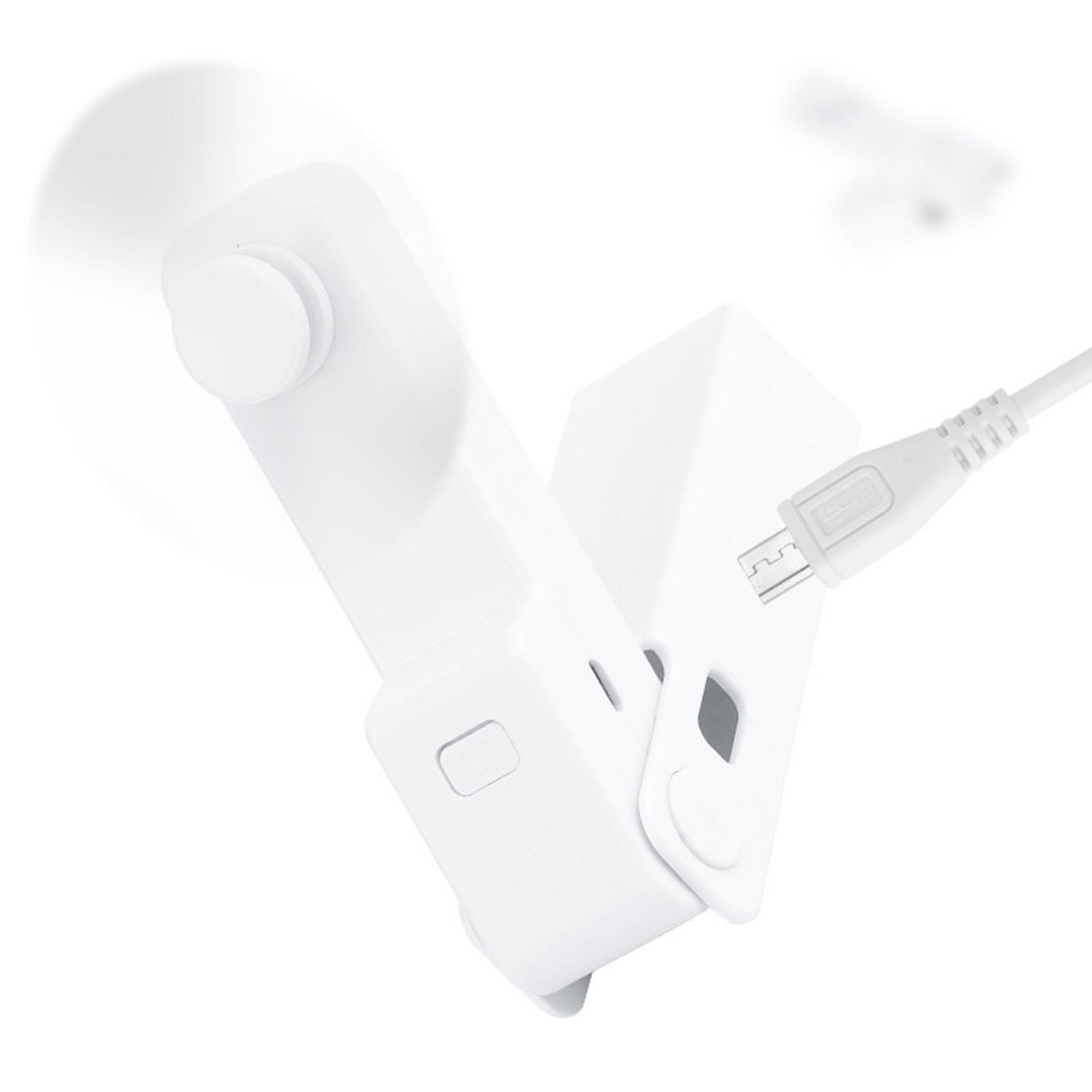 Открытый складной небольшой вентилятор с зарядкой через USB портативный портативный — фото 8