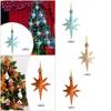 12Pcs Christmas Star Ornaments Nordic for Window Walls Christmas Stockings