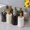 Creative Marble Foam Bottle Bathroom Accessories Shampoo Hand Sanitizer Dispenser Bottle Gold Press Soap Dispenser Lotion Bottle