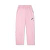 Li Ning X Taka Sha Collaboration Letter Mid-Rise Breathable Versatile Straight-Leg Casual Pants Women Bottoms Light-Pink AKXV340-3