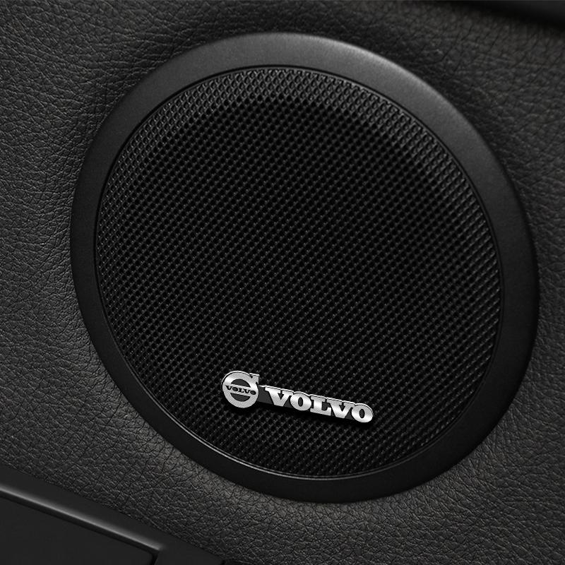 Metalowe Naklejki 3D na Audio Samochodowe Emblemat Odznaka Auto Dekoracja Dla Volvo XC90 S60 V40 XC60 S80 S40 V70 V50 S90 T6 V60 V90 XC40 XC70