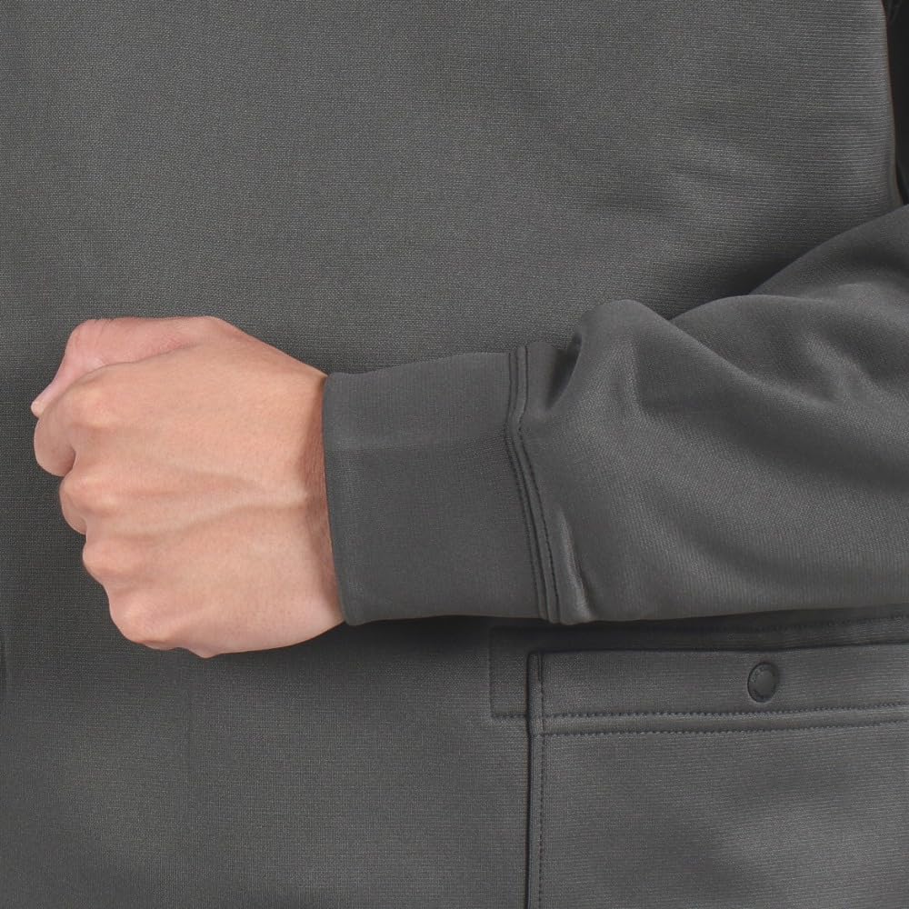 Jack Wolfskin Men's High-Performance Tech Sweatshirt (High-Power Stretch) [5032371 / THERMO PO V2] 6350_phantom Asia_S