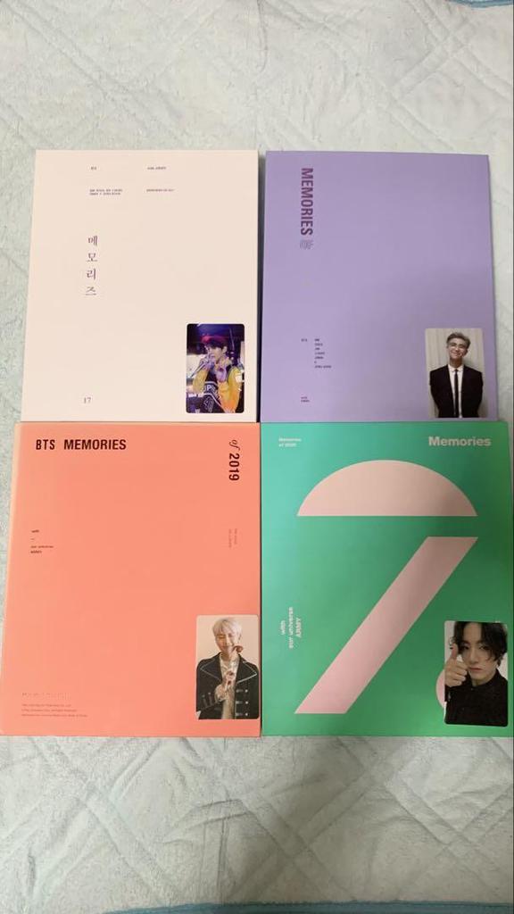 [USED] BTS memories 2017 2018 2019 2020