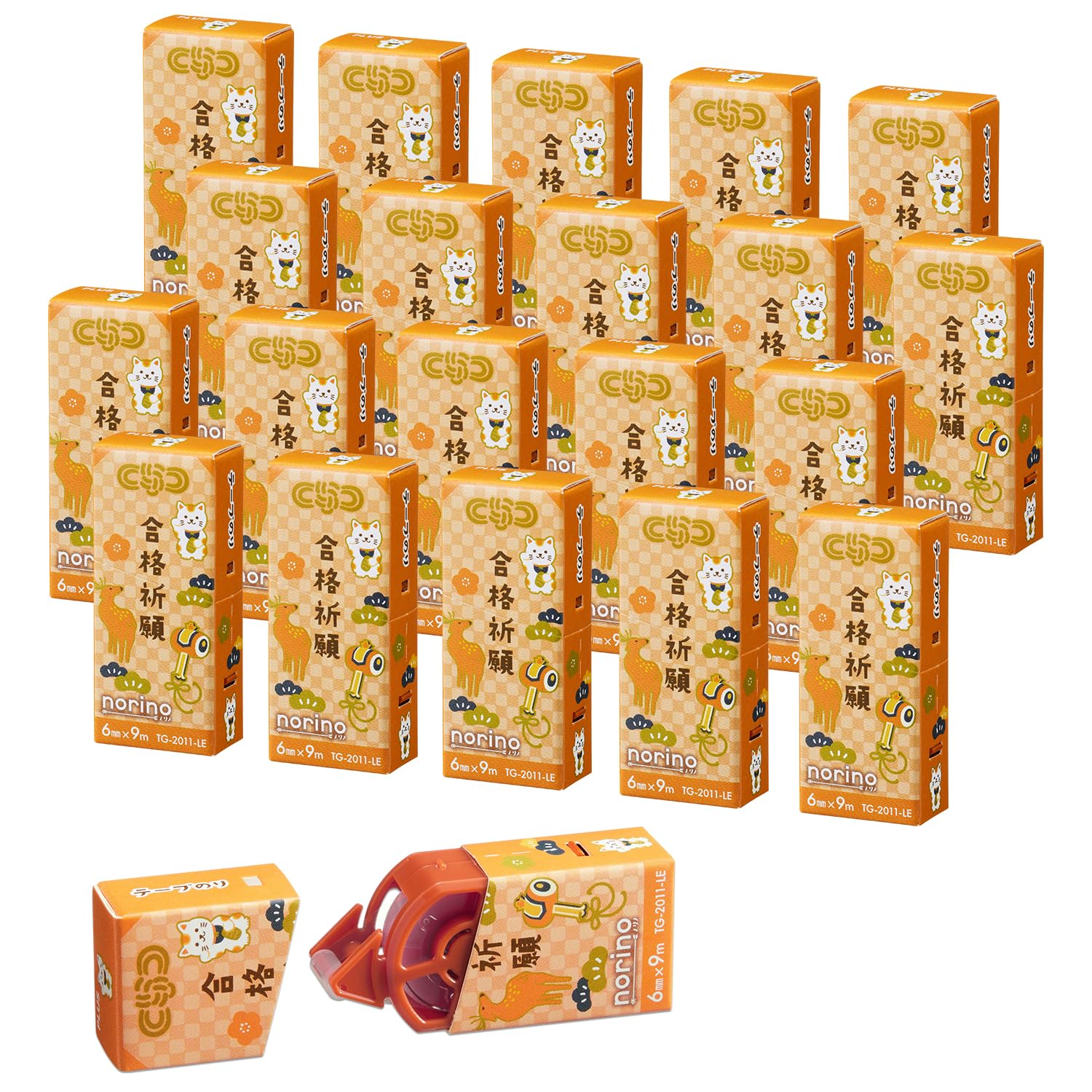 

Plus Norino Glue Paper Exam 20 x 20 Tape, Case, Support, 25, Count, Red, TG-2011-LE, 54-681 красный