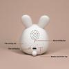 1PC Kids Cute Rabbit Alarm Clock With Night Light Stepless Dimming Led Digital Alarm Clock For Boys Girls