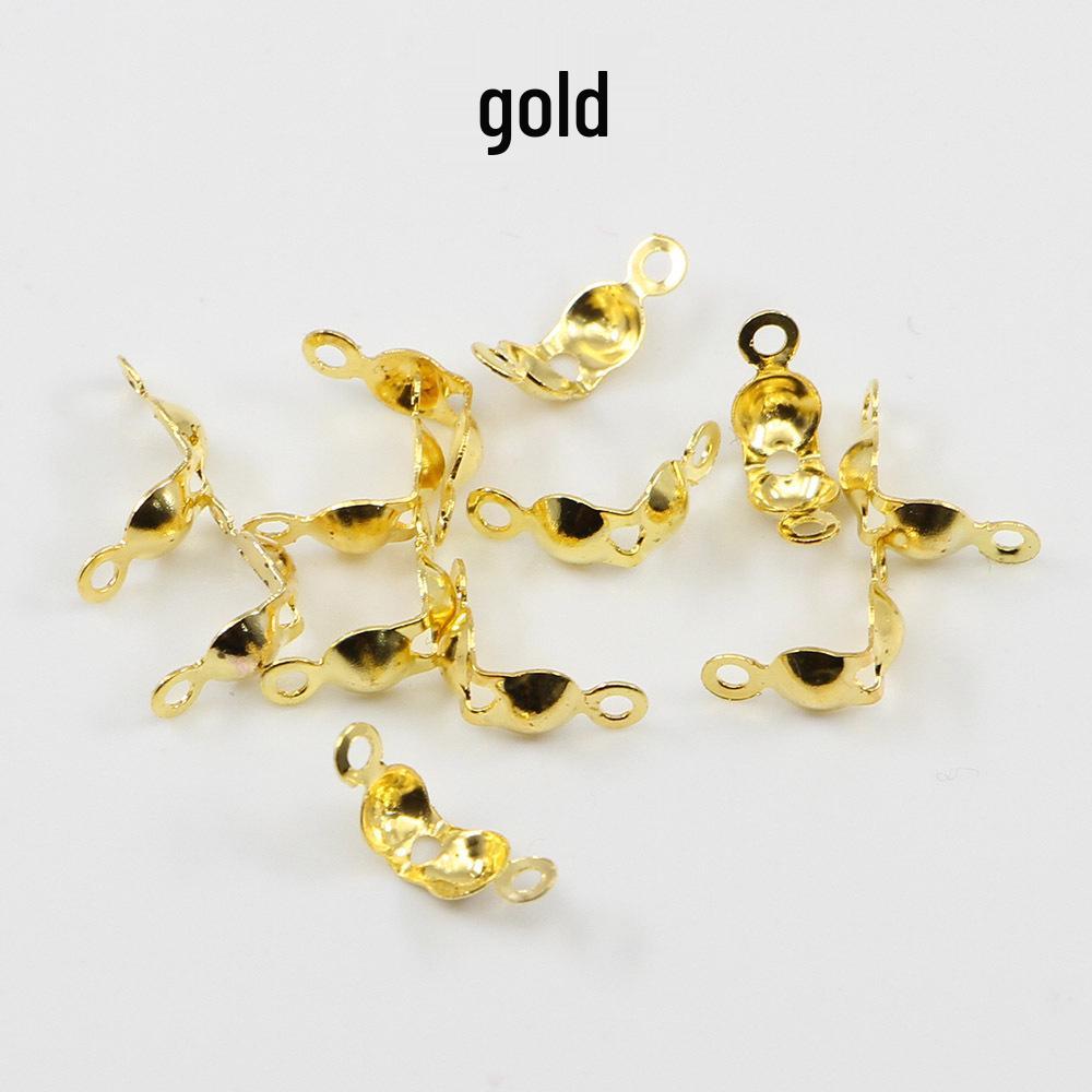 Dwugłowy Klips Dodatków Biżuteryjnych z Podwójną Klamrą - Dwustronny, Osłona Guzika z Podwójnym Otworem