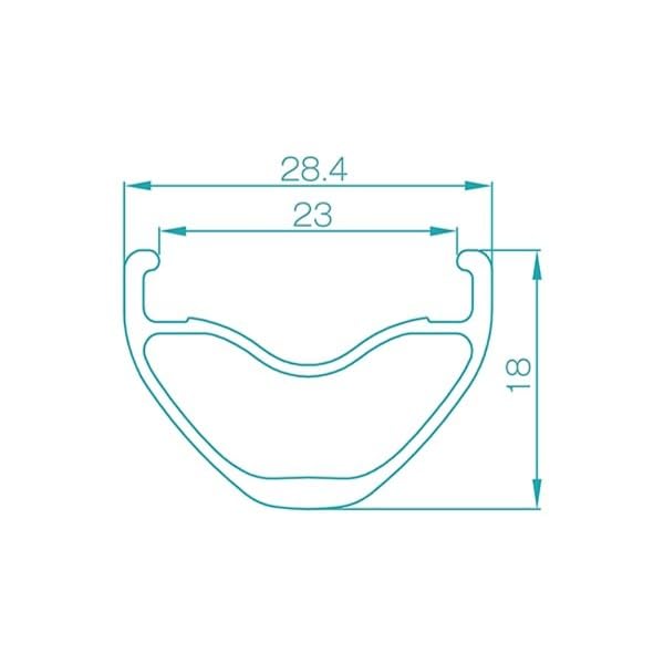 ALEXRIMS VXD4 26-inch Wheels, Front and Rear Set for MTB