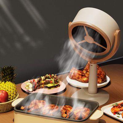 Dunstabzugshaube für den Schreibtisch, tragbar, Abluft, Herd, kleiner Ventilator, Absaugung zum Rauchen, USB, für Zuhause, Küche, Innenbereich, Grill, Hot Pot