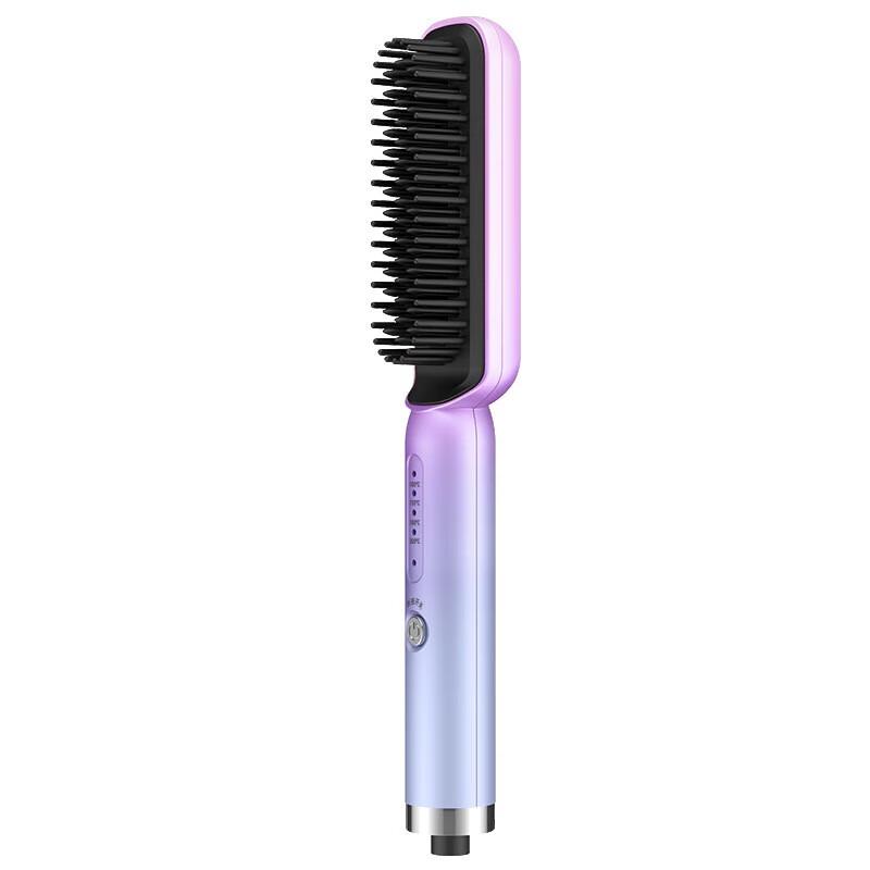 2-in-1 Hair Straightener and Curler Comb