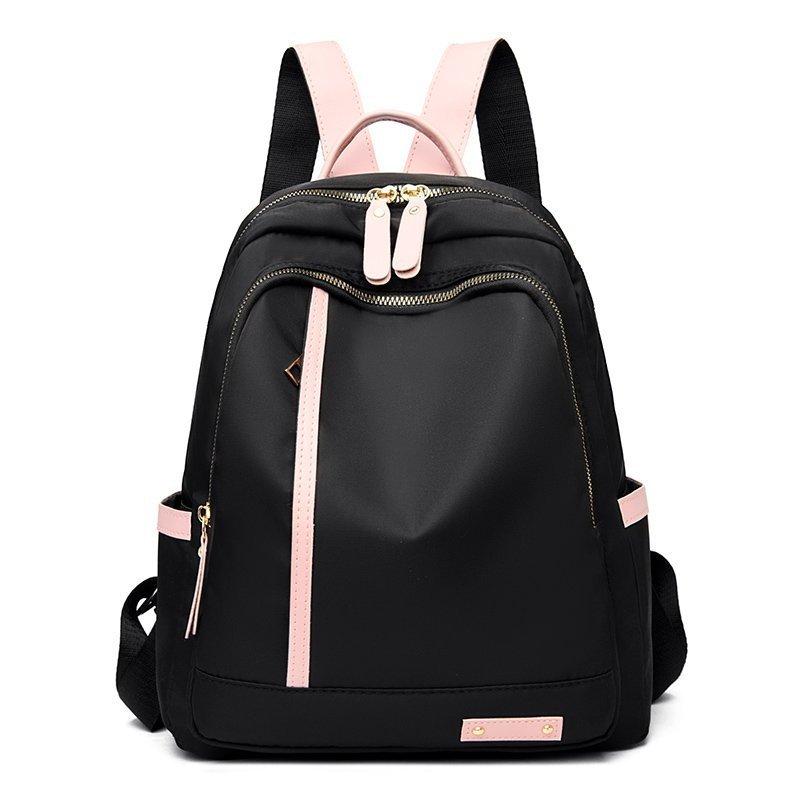 

New Oxford cloth backpack women s large-capacity Korean version of versatile college wind backpack waterproof and lightweight travel bag 26*12*33