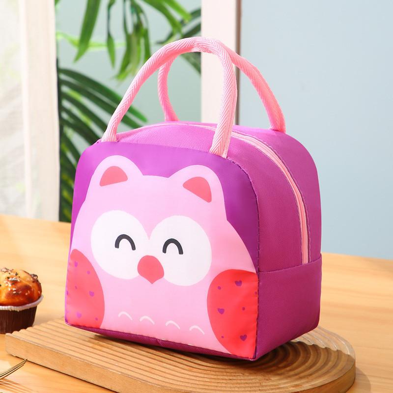 Cute And Fun Oxford Cloth Lunch Box Bag For Food Drinks And Snacks Multi-purpose