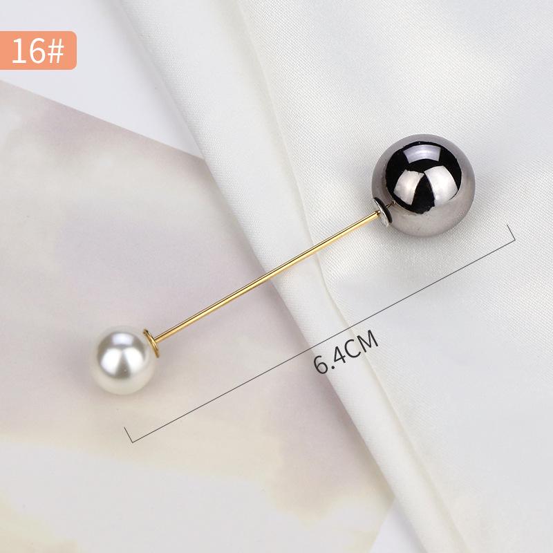 Pearl Anti-Exposure Brooch: Women's Waist-Cinching Pin & Clothing Decoration