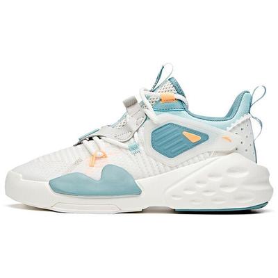 Dominator Rutschfeste Leichte Mid-Top Sneaker Herren Sneaker Weiß Blau Grün 112128084-4