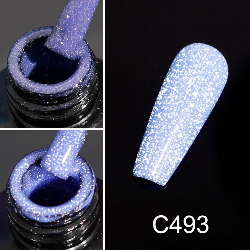 ROSALIND 7ml Reflektierender Nagelgellack 9D-Effekt DIY Semi Permanenter UV-LED-Lack Soak Off Cat Magnetic Nail Art Gel