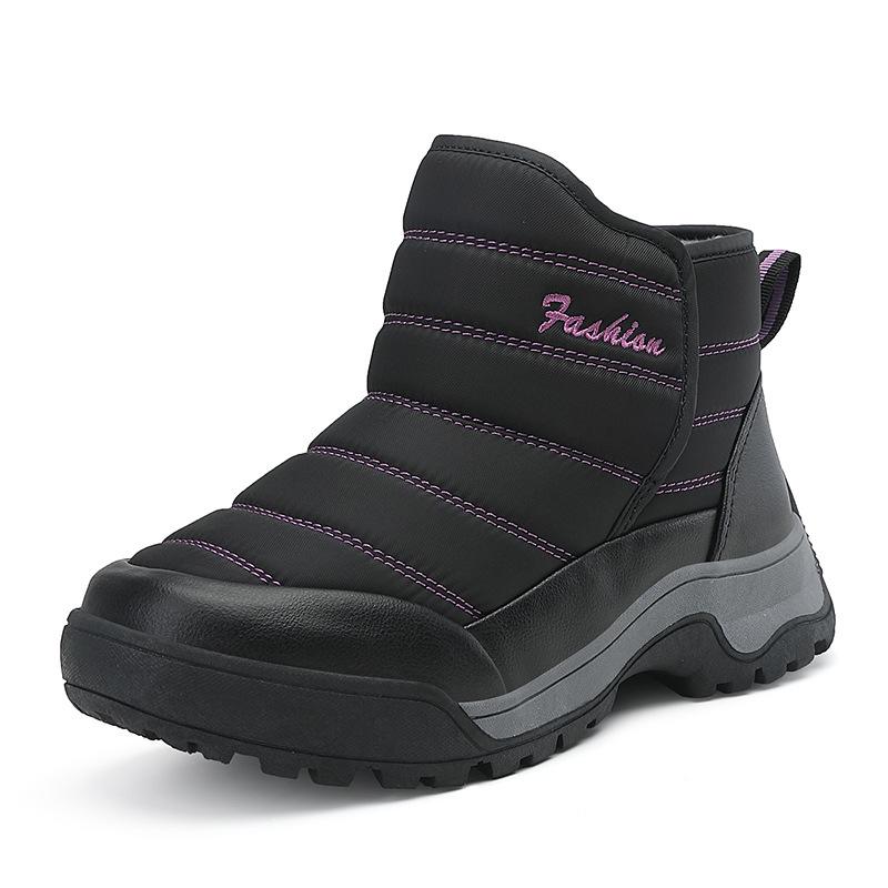 New omen's Shoes Boots Winter Warm Thick Sole Plus Plush Thick Cotton Shoes Snow Boots Outdoor Hiking Shoes