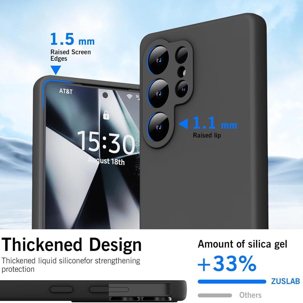 Applicable to Samsung S25Ultra mobile phone case s24Fe liquid silicone s23plus all-inclusive anti-drop s21 protective case +