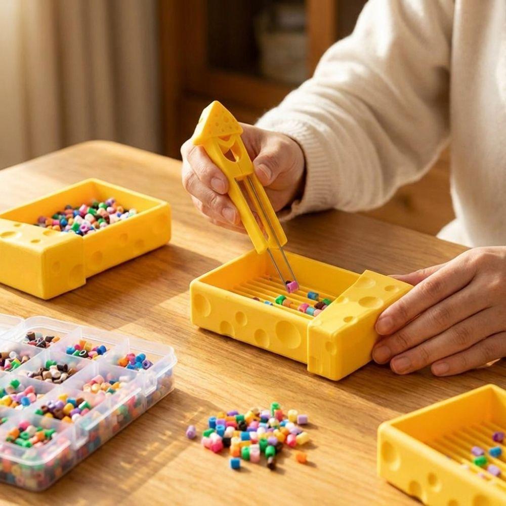Dust-proof Fuse Beads Picking Tray Efficient Bead Organizer Tray Beading Supplies