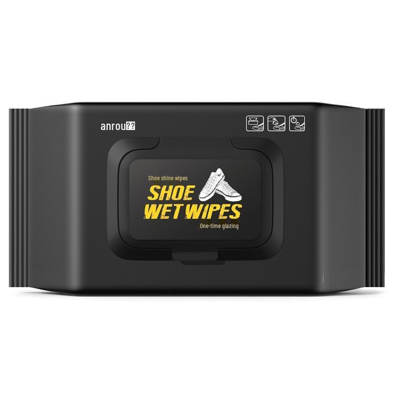 Portable No-Rinse White Sneaker Cleaning Wipes