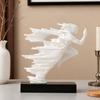 Abstract Figure Sculpture Resin Handicrafts Running Man Statue Running Person Decorative Figurines Home Decoration Accessories