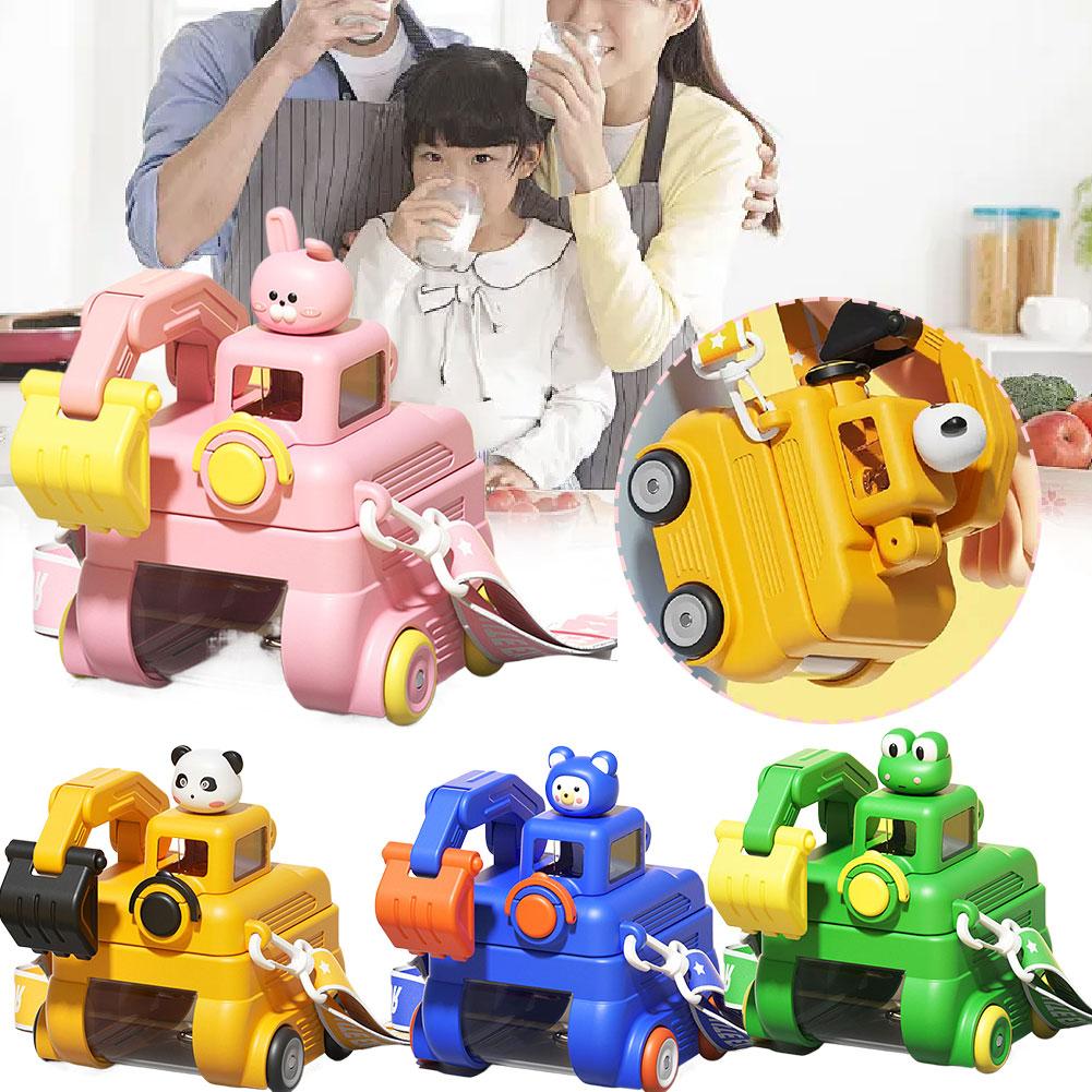 High-end Excavator Straw Cup Big Super Creative Straw Digger Children's Home Toy Mugs Mug Acces N3U0