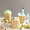 Food Grade Silicone Bucket Easy To Demold Outdoor Iced Beer Beverage Champagne Bucket Cold Brew Tea Ice Bucket