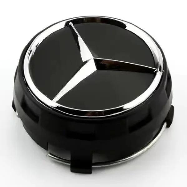 

For Mercedes Benz 4pcs 75mm Black Red Raised Car Styling Wheel Center Cap Hub Covers Badge Car Accessories For Mercedes Benz AMG
