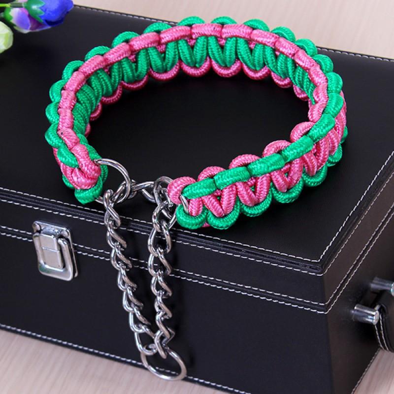 Dog Collar P Chain Small Medium Large Dogs Adjustable Pet Training Walking