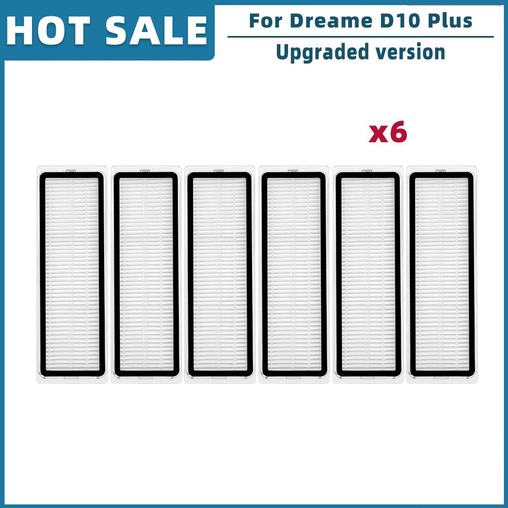 Replacement For Xiaomi Dreame Bot D10 Plus RLS3D Robot Vacuum Cleaner Spare Parts Main Brush Side Brush Hepa Filter Mop Dust Bag