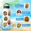 50 Cartoon Cute Sloth Stickers Cute Sloth Doodle Stickers