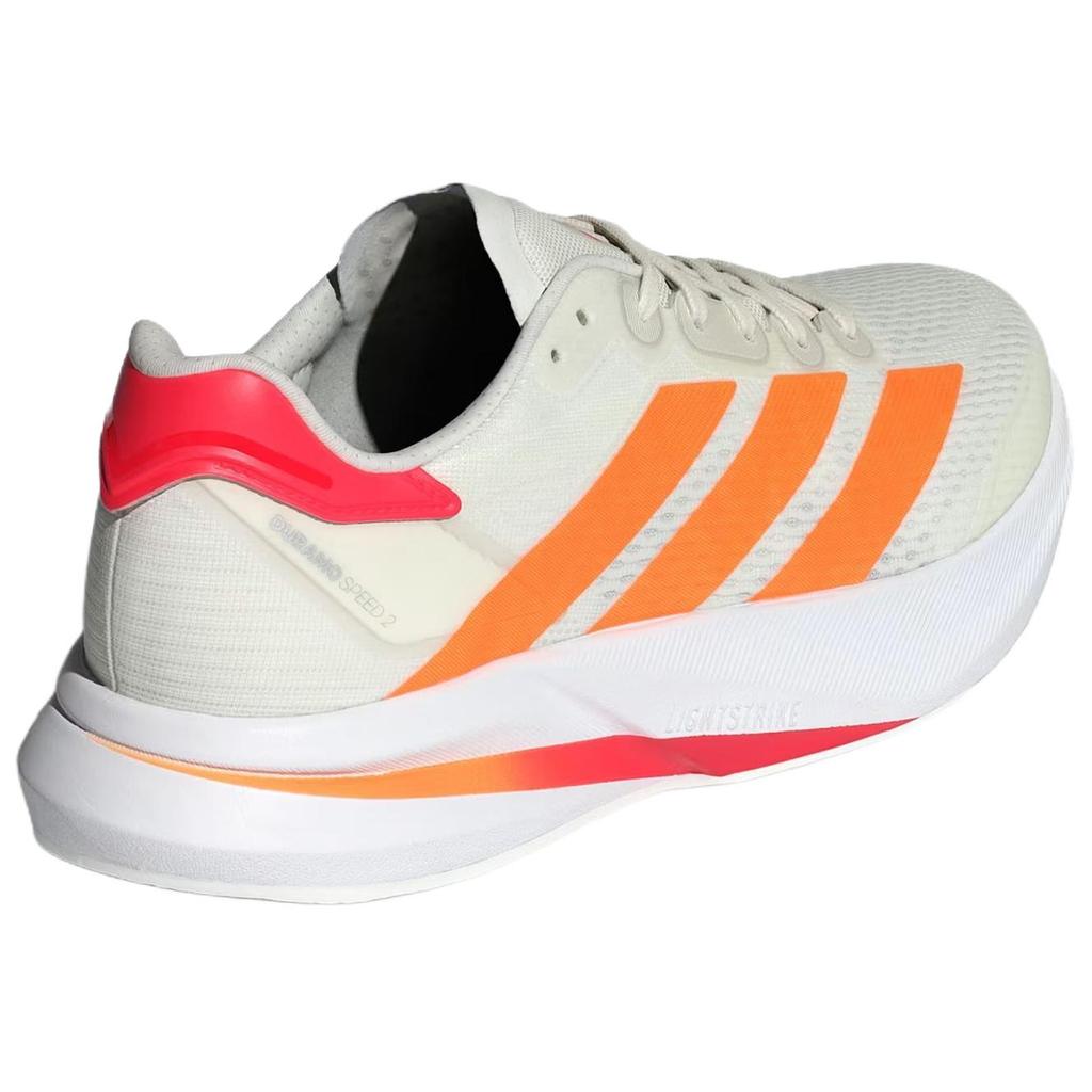 Adidas Duramo Speed 2 Comfortable Breathable Supportive Lightweight Training Running Shoes Men sneakers White Orange JQ0625
