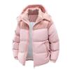 Unisex European-Size Hooded Winter Cotton Jacket - Windproof, Thick, Casual & Trendy