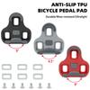 Wear-resistant TPU Road Bicycle Cleats Pedal Pads Anti-slip Cycling Locking Pedal Cleats Set For LOOK KEO System Cycling Shoes